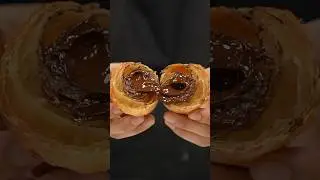 Reispapier-Croissants 🥐🍫 #EinfachTasty #ReispapierCroissants #AirfryerDessert #SnackIdee