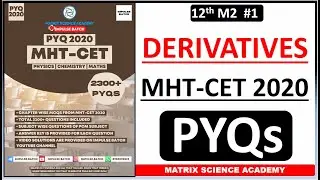 DIFFERENTIATION | MHT CET PYQ 2020 | CLASS 12 | IMPULSE BATCH