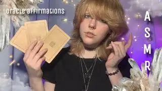 ASMR | Pick a Crystal, Receive Custom Affirmations 🖤 WITH RAIN SOUNDS