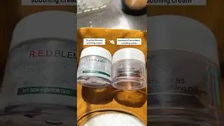 Dr.g red blemish soothing cream vs numbuzin pantothenic soothing cream (my fave) #koreanskincare