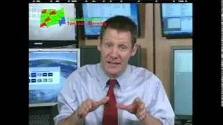 Meteorologist Ted McInerney live on-air during Tuscaloosa Tornado