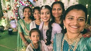  చెల్లి పుష్పాలంకరణ🎊❤️