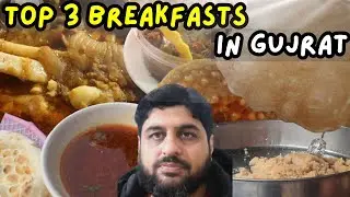 Top 3 Nashtas where all Gujratis Eat | Talha Nashta Center | Goga Nashta Center | Malik Halwa Puri