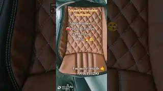 best car seat covers Bangalore premium quality Napa leather car seat covers service at your doorstep