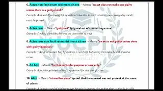 Legal Maxims| General Legal Understanding | SDEO PERA | Khalil Ahmed