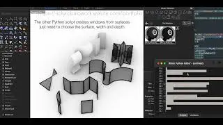 Rhinoceros3D automatic windows python macro
