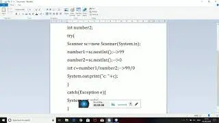 what is exception handing?