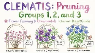 Clematis Pruning Decoded: ✂️ Group 1, 2, and 3 Explained