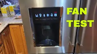 как проверить вентиляторы на холодильнике KitchenAid или Whirlpool