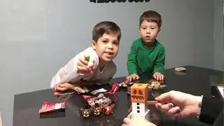 Tube heroes, mymoji FNaF, Mario blindbags, and minecraft snow golem
