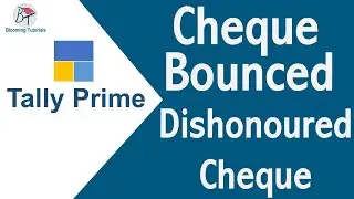 Cheque Bounce in Tally Prime Tamil| Dishonored Cheque | Bank Charges for Cheque Return | Cheque Fail