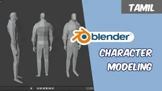 3D Character Modeling | Blender Tamil Live Stream | In2c Tutorials