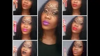 Limecrime Velvetine Swatches On Dark Skin Re-Done