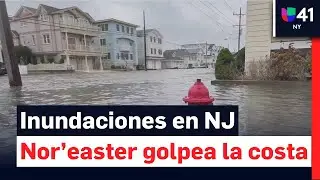 Nor&rsquo;easter provoca inundaciones costeras en Avalon Bay, Nueva Jersey: alerta por tormenta