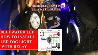 How to install led fog lights on a yamaha aerox 155