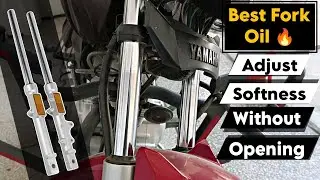 How To Adjust Softness Of Front Forks Of A Motorcycle without Dismantling | Best Oil For Front Forks