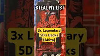 3x Legendary 5D&rsquo;s decks - Akiza Rose Dragon deck #yugioh #tcg #deckprofile