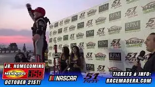 51FIFTY Jr. Homecoming 150 brings NASCAR back to Madera on October 21st!