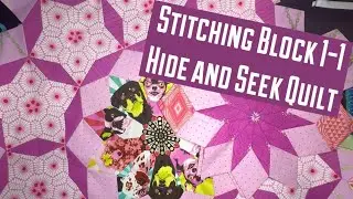 English paper piecing sewing tips for hide and seek quilt pattern, EPP slow stitching, Tula pink