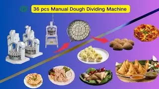 Dough dividing machine | dough cutting machine | pizza dough dividing machine #doughdivider #cutter