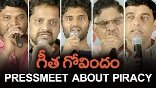 Geetha Govindam Urgent Press Meet On Movie Piracy - Vijay Devarakonda, Rashmika