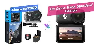 AKASO EK7000 против DJI Osmo Nano: Сравнение 4K экшн-камер 📷🎬