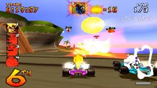 Crash Team Racing - Before/After Enhancement (4K+Reshade)