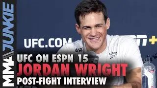Jordan Wright dreams of being 3-weight UFC champ | UFC on ESPN 15 post-fight interview