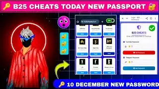 b25 cheats password today🔑 free fire B25 chat new password🔑 10 December new password b25 cheats 