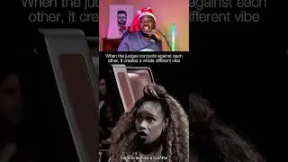 When the judges compete against each other, it creates a whole  different vibe