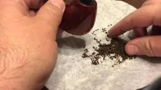 Cube Cutting a Flake Tobacco