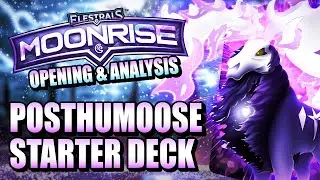 Elestrals Moonrise Posthumoose Starter deck Opening and Analysis