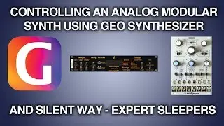 Analog Modular controlled by iPad MIDI Controller