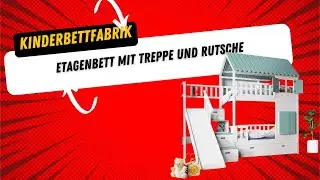 Stockbett mit Rutsche - Hochbett Kinder ab 3 Jahre KInderBettFabrik Erfahrungen @KinderBettFabrik