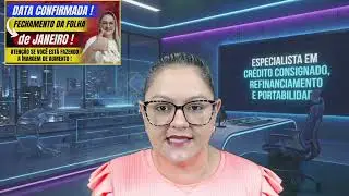 🔴 DATA CONFIRMADA ! - FECHAMENTO DA FOLHA DE PAGAMENTO INSS DE JANEIRO 2026 ! - RESUMO DA ANIELI