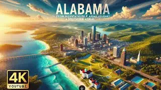 Alabama Aerial Escapade: Exploring the Heart of the Deep South in 4K Drone Footage