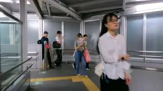 Nishi-nippori Station Transfer Walk 05 | Japan 4K ASMR | 西日暮里駅乗り換え | Nam Mai TV