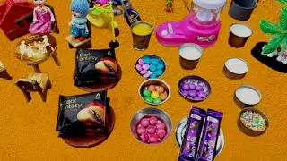 Mini Chocolate Cake | Tiny Chocolate Cake Recipe | Miniature Cooking | Nazin Miniature