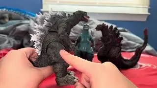 NECA Godzilla 2001 + NES Godzilla + Shin Godzilla | Triple Figure Review