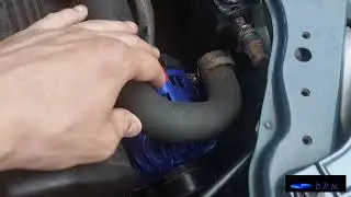 replacing a leaking radiator on a Rover 45
