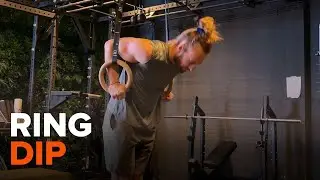 How to Do the Ring Dip | Advanced Bodyweight Push Exercise