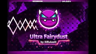 Ultra Fairydust by iIiRulasiIi - Medium Demon All coins - Geometry dash 2.2