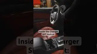Demonic red interior on the Dodge SRT Charger Hellcat 😍 #v8 #hellcat #srt #dodge