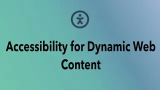 Make JavaScript Generated Dynamic Text Content Accessible for Screen-readers