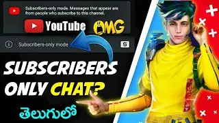 how to enable subscribers only mode telugu | how to enable Subscribers chat only telugu