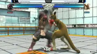 Just Frame James vs CKT ProjectRunAway - Tekken Tag 2 - SCR2014 DAY2