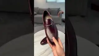 Mens Leather Horsebit Loafers