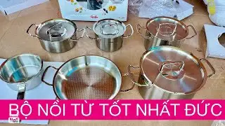 Review Cận cảnh bộ nồi tốt nhất Đức - Fissler original pure 6 món