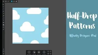 How To Create Half-Drop Repeating Patterns With Affinity Designer iPad