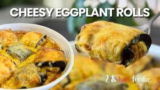 Easy Baked Eggplant Rolls with Ground Beef and Mozzarella